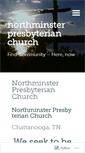 Mobile Screenshot of northminsterchatt.org